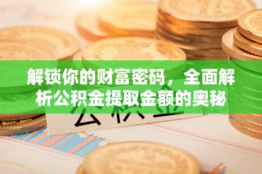 东兰解锁你的财富密码，全面解析公积金提取金额的奥秘