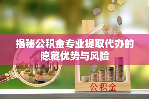 东兰揭秘公积金专业提取代办的隐藏优势与风险