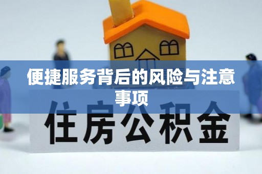 东兰便捷服务背后的风险与注意事项